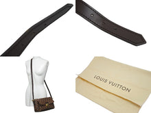 Load image into Gallery viewer, 極美品 LOUIS VUITTON ルイヴィトン ショルダーバッグ ラヴェッロGM ダミエ N60006 廃番 ブラウン ゴールド金具 中古 57118