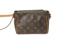 Load image into Gallery viewer, LOUIS VUITTON ルイヴィトン ショルダーバッグ ヴィバシテPM M51165 廃番 モノグラム ブラウン ゴールド金具 良品 中古 57122
