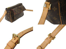 Load image into Gallery viewer, LOUIS VUITTON ルイヴィトン ショルダーバッグ ヴィバシテPM M51165 廃番 モノグラム ブラウン ゴールド金具 良品 中古 57122