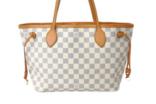 Load image into Gallery viewer, LOUIS VUITTON ルイヴィトン トートバッグ ネヴァーフルPM ダミエアズールキャンバス N41362 ホワイトゴールド金具 美品 中古 57127