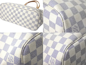LOUIS VUITTON ルイヴィトン トートバッグ ネヴァーフルPM ダミエアズールキャンバス N41362 ホワイトゴールド金具 美品 中古 57127