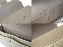 Load image into Gallery viewer, CHANEL シャネル マトラッセ Wフラップ 25cm チェーン ショルダーバッグ ベージュ 7番台 ココマーク ラムスキン 良品 中古 57131