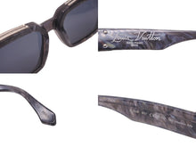 Load image into Gallery viewer, 極美品 LOUIS VUITTON ルイヴィトン サングラス 1.1 ミリオネア 20SS グレーマーブル 58□17 145 Z1326E シルバー金具 中古 57137