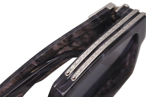 極美品 LOUIS VUITTON ルイヴィトン サングラス 1.1 ミリオネア 20SS グレーマーブル 58□17 145 Z1326E シルバー金具 中古 57137