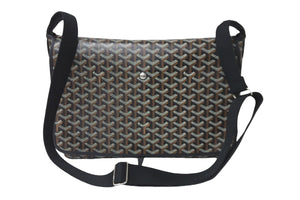 極美品 GOYARD ゴヤール ショルダーバッグ カペシアンMM CAPETIMMLTY01CG01P ブラック シルバー金具 中古 57145