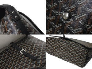 極美品 GOYARD ゴヤール ショルダーバッグ カペシアンMM CAPETIMMLTY01CG01P ブラック シルバー金具 中古 57145
