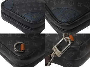 LOUIS VUITTON ルイヴィトン ショルダーバッグ アマゾンスリングバッグ モノグラムエクリプス M45439 シルバー 美品 中古 57147