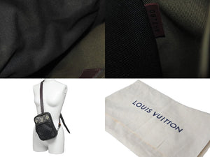 LOUIS VUITTON ルイヴィトン ショルダーバッグ アマゾンスリングバッグ モノグラムエクリプス M45439 シルバー 美品 中古 57147