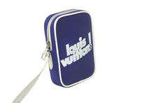 Load image into Gallery viewer, LOUIS VUITTON ルイヴィトン ショルダーバッグ ダヌーヴ PPM ブルー ホワイト ヴァージルアブローM45893 シルバー 美品 中古 57148
