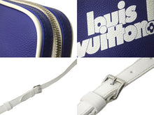 Load image into Gallery viewer, LOUIS VUITTON ルイヴィトン ショルダーバッグ ダヌーヴ PPM ブルー ホワイト ヴァージルアブローM45893 シルバー 美品 中古 57148