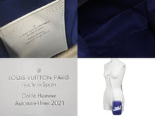Load image into Gallery viewer, LOUIS VUITTON ルイヴィトン ショルダーバッグ ダヌーヴ PPM ブルー ホワイト ヴァージルアブローM45893 シルバー 美品 中古 57148