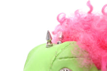 Load image into Gallery viewer, CHROME HEARTS クロムハーツ チャーム ダイナソー レザー シルバー925 35.7g グリーン ピンク シルバー金具 美品 中古 57155