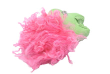 Load image into Gallery viewer, CHROME HEARTS クロムハーツ チャーム ダイナソー レザー シルバー925 35.7g グリーン ピンク シルバー金具 美品 中古 57155