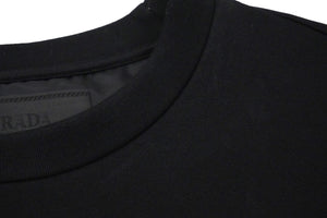 PRADA プラダ 22AW テクニカル コットン スウェット ブラック トライアングルロゴ 現行 UJL30A サイズXS 美品 中古 57156
