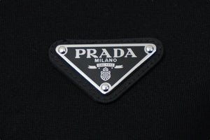 PRADA プラダ 22AW テクニカル コットン スウェット ブラック トライアングルロゴ 現行 UJL30A サイズXS 美品 中古 57156