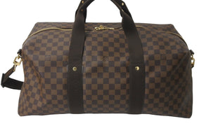 LOUIS VUITTON ルイヴィトン ダミエ ボストンバッグ ウィークエンダーMM N41138 ブラウン 美品 中古 57159
