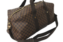 Load image into Gallery viewer, LOUIS VUITTON ルイヴィトン ダミエ ボストンバッグ ウィークエンダーMM N41138 ブラウン 美品 中古 57159