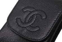 Load image into Gallery viewer, 極美品 CHANEL シャネル シガレットケース タバコケース ココマーク 6番台 01A ブラック キャビアスキン A13511 中古 57163