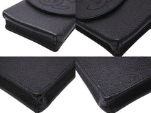 Load image into Gallery viewer, 極美品 CHANEL シャネル シガレットケース タバコケース ココマーク 6番台 01A ブラック キャビアスキン A13511 中古 57163