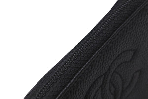 CHANEL シャネル コインケース ココマーク 3番台 ブラック キャビアスキン ゴールド金具 美品 中古 57164