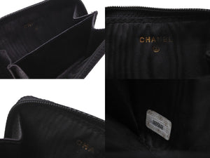 CHANEL シャネル コインケース ココマーク 3番台 ブラック キャビアスキン ゴールド金具 美品 中古 57164