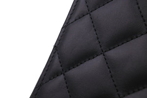 CHANEL シャネル 長財布 ブラック カンボンライン 21番台 ココマーク ラムスキン シルバー金具 美品 中古 57165