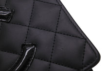Load image into Gallery viewer, CHANEL シャネル 長財布 ブラック カンボンライン 21番台 ココマーク ラムスキン シルバー金具 美品 中古 57165