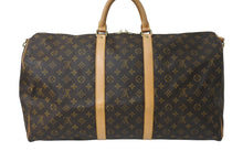 Load image into Gallery viewer, LOUIS VUITTON ルイヴィトン ボストンバッグ キーポルバンドリエール55 モノグラム M41414 ブラウン ゴールド金具 美品 中古 57167