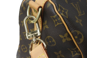 LOUIS VUITTON ルイヴィトン ボストンバッグ キーポルバンドリエール55 モノグラム M41414 ブラウン ゴールド金具 美品 中古 57167