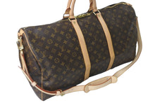 Load image into Gallery viewer, LOUIS VUITTON ルイヴィトン ボストンバッグ キーポルバンドリエール55 モノグラム M41414 ブラウン ゴールド金具 美品 中古 57168