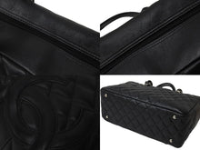 Load image into Gallery viewer, CHANEL シャネル カンボンライン ボーリング バッグ ショルダーバッグ 10番台 カーフスキン ブラック ココマーク 良品 中古 57178