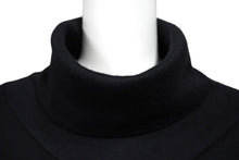 Load image into Gallery viewer, CHANEL シャネル スポーツライン ワンピース カシミヤ シルク 03A ブラック ココマーク P21662V11686 サイズ36 美品 中古 57180