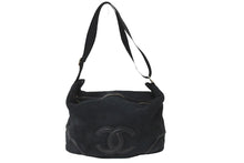 Load image into Gallery viewer, CHANEL シャネル ショルダーバッグ ココマーク 10番台 ブラック ムートン スエード 美品 中古 57181