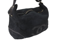 Load image into Gallery viewer, CHANEL シャネル ショルダーバッグ ココマーク 10番台 ブラック ムートン スエード 美品 中古 57181