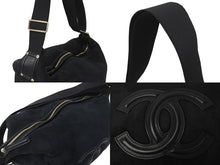 Load image into Gallery viewer, CHANEL シャネル ショルダーバッグ ココマーク 10番台 ブラック ムートン スエード 美品 中古 57181