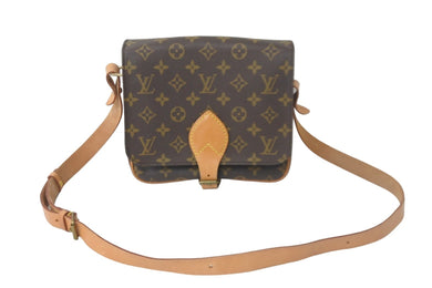 LOUIS VUITTON ルイヴィトン カルトシエールMM ショルダーバッグ M51253 モノグラム ブラウン 良品 中古 57190