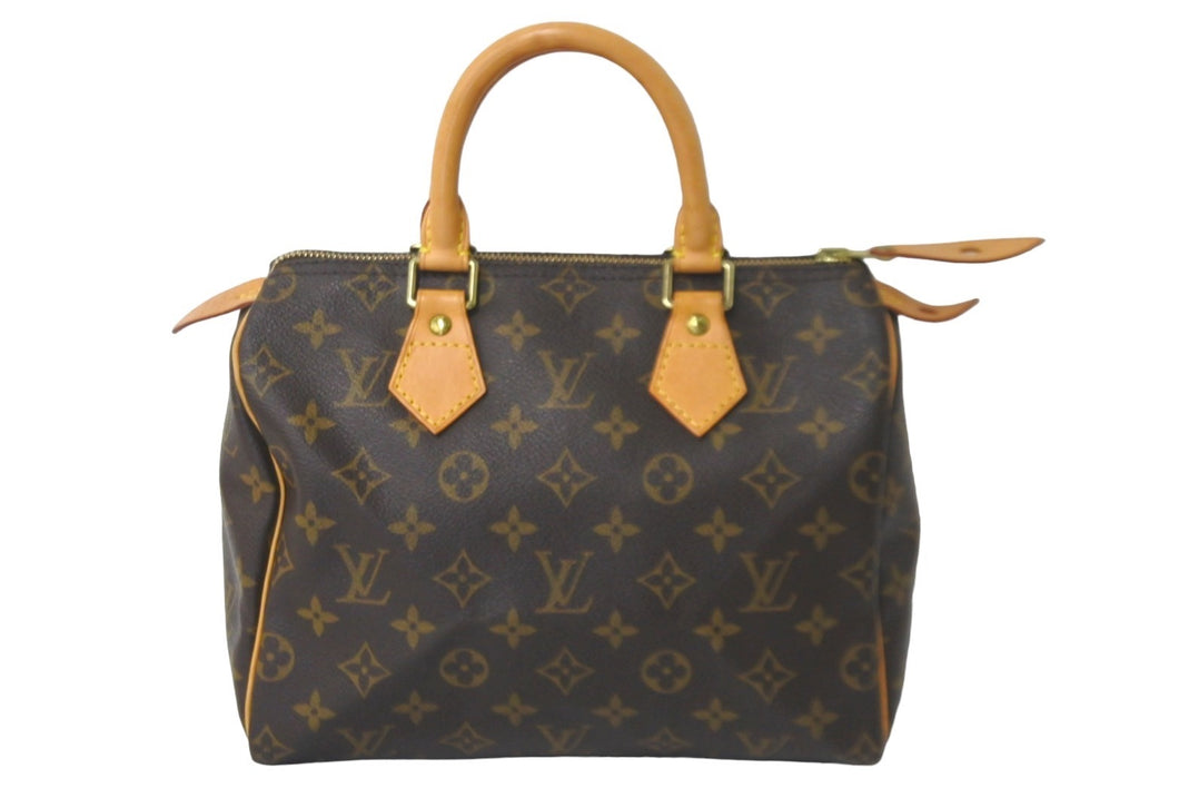 LOUIS VUITTON ルイヴィトン ハンドバッグ M41109 スピーディ25 モノグラム ブラウン ゴールド金具 美品 中古 57194