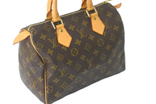 Load image into Gallery viewer, LOUIS VUITTON ルイヴィトン ハンドバッグ M41109 スピーディ25 モノグラム ブラウン ゴールド金具 美品 中古 57194