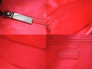 CHANEL シャネル トートバッグ カンボンライン ココマーク 10番台 ブラック カーフ シルバー金具 美品 中古 57199
