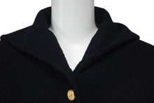Load image into Gallery viewer, 極美品 CHANEL シャネル セーラー ツイード ジャケット ネイビー ショート丈 テーラード ゴールド金具 アウター 中古 57201