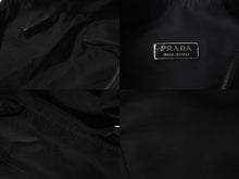 Load image into Gallery viewer, PRADA プラダ ハンドバッグ ワンショルダーバッグ テスート 三角ロゴプレート ナイロン ブラック シルバー金具 美品 中古 57206
