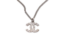 Load image into Gallery viewer, 極美品 CHANEL シャネル ネックレス アクセサリー シルバー ココマーク F12V ラインストーン GP 中古 57209