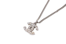Load image into Gallery viewer, 極美品 CHANEL シャネル ネックレス アクセサリー シルバー ココマーク F12V ラインストーン GP 中古 57209