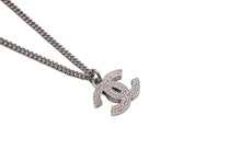 Load image into Gallery viewer, 極美品 CHANEL シャネル ネックレス アクセサリー シルバー ココマーク F12V ラインストーン GP 中古 57209