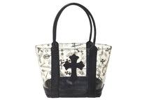 Load image into Gallery viewer, 極美品 CHROME HEARTS クロムハーツ ハンドバッグ セメタリークロス クリア ミニバッグ ブラック レザー ビニール 中古 57228