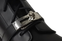 Load image into Gallery viewer, 新品同様 HERMES エルメス ブーツ アンクル ブラック レザー サイズ38 1/2 WS222070Z ケリー金具 中古 57230