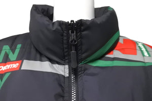 シュプリーム SUPREME NY Reversible Puffy Jacket 中綿ジャケット 2018AW ポリエステル ブラック 良品 中古 57236