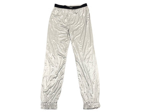 CHANEL シャネル パンツ シルバー サイズココマーク サイズ38 ポリエステル AW002 P43496K04412 美品 中古 57243