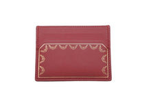 Load image into Gallery viewer, 極美品 Cartier カルティエ カードケース ガーランド ドゥ カルティエ L3001717 レッド カーフレザー 中古 57244