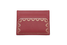 Load image into Gallery viewer, 極美品 Cartier カルティエ カードケース ガーランド ドゥ カルティエ L3001717 レッド カーフレザー 中古 57244